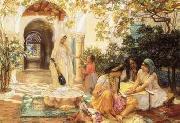 Arab or Arabic people and life. Orientalism oil paintings  336
